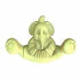 Акция! Крючок пластиковый 10*6,6*6,3 см лето желтый Circus Elephant Berossi (1/48)