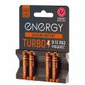 Батарейка алкалиновая ААА LR03/4B упак 4 шт Turbo Energy (1/144)