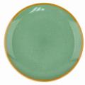 Акция! Тарелка керамическая обеденная 26 см Stone green Коралл (6/6)