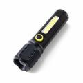 Фонарь ручной 14*2,7 см 800 мАч USB аккумулят телескоп фокусировка 4 режима BN535 Baizheng (1/240)