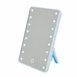 Зеркало косметическое 16,3*21,2 см 4*ААА подсветка 16 led EN-705 Energy (1/12)