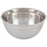 Миска нерж сталь 2500 л 22*10 см толщина 0,45 мм смешанная полировка Bowl-Ring-22 Mallony (1/10)