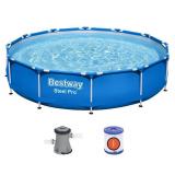 Бассейн каркасный 396*84 см 8680 л фильтр-насос BestWay (1/1)