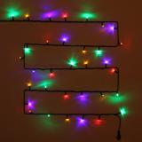 Акция! Гирлянда светодиодная  11 м 120 led 220 В уличная 8 режимов мультицвет Серпантин (1/64)