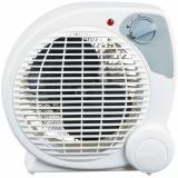Тепловентилятор спираль 2 кВт круглый 3 режима без термостата бело-серый Maxtronic (1/10)