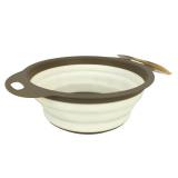 Таз силиконовый 24*29.5*3.5 см складной с ручками Baizheng (1/48)