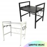 Полка металлическая для кухни 64*36*46 см над микроволновой печью микс Baizheng (1/1)