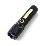 Фонарь ручной 14*2,7 см 800 мАч USB аккумулят телескоп фокусировка 4 режима BN535 Baizheng (1/240)