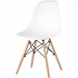 Стул полипропилен до100 кг белый Eames (4/4)
