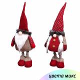 Фигурка новогодняя 65 см красный микс Гном NP-5089 Baizheng (1/36)