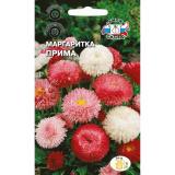 Маргаритка Прима многолетняя махровая смесь цветов 0,1г ЦП СеДеК (10)