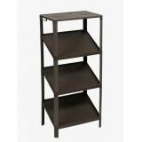 Этажерка пластиковая для обуви 4-х ярусная 445*295*1005 см венге Vikea compact Виолет  (1/1)