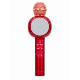 Караоке-микрофон беспроводной 5 Вт 27*8*8 см подсветка MP3 WMA USB красный Baizheng (1/50)