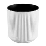 Кашпо пластиковое 4,5 л белый  Грейс BMC (1/8)