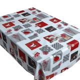 Скатерть ПВХ тканевая основа 137*160 см 0,02 см рис Новый год BZ-6297A LiteBuy (1/1)