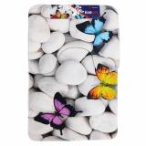 Коврик для ванной полиэстер 2 пр 50*80/45*50 см рис7 бабочки камни BZY0929 Baizheng (1/30)