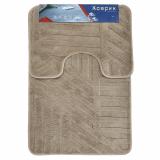 Коврик для ванной полиэстер 2 пр 60*90/60*45 см рис3 бежевый BZ-SM269 Baizheng (1/40)
