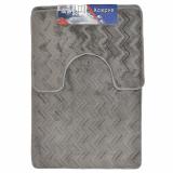 Коврик для ванной полиэстер 2 пр 60*90/60*45 см рис2 Зигзаг BZ-BLT269 Baizheng (1/30)