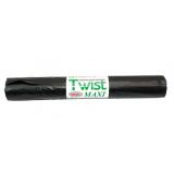 Пакет для мусора 120л 35мкм (750*930) ПВД TWIST MAXI в рулоне прочные 10шт  /10/