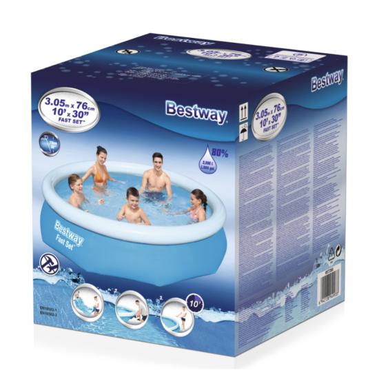 Бассейн с надувным бортом 305*76 см 3668 л Bestway (1/1) - 1