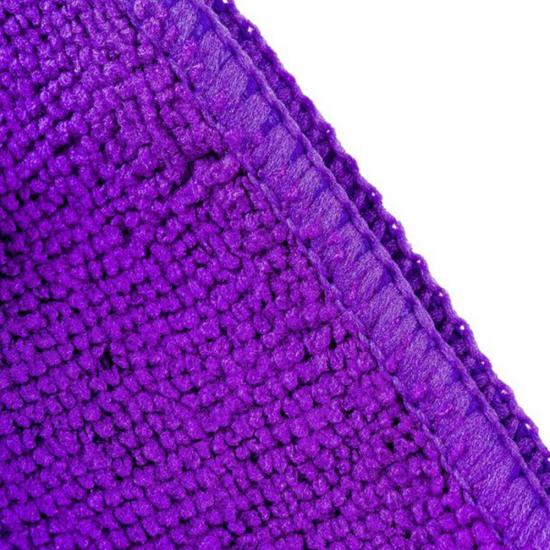 Салфетка микрофибра 30*30 см 250 гp/м² фиолетовый M-02 Рыжий кот (1/200) - 1