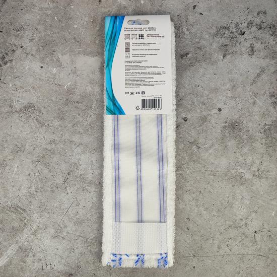 Насадка для швабры микрофибра 44,4*13,5 см c абразивом Brilliance Рыжий кот (1/30) - 1