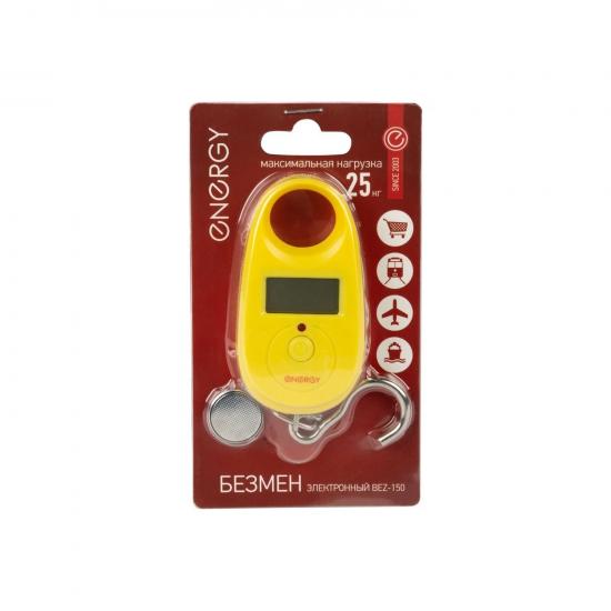 Безмен электронный 25 кг желтый BEZ-150 Energy (1/96) - 1