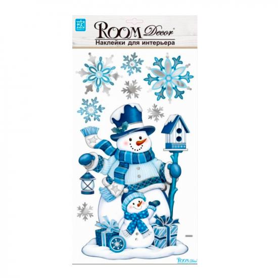 Стикер Снеговики голограмма Room Decor (1/1) - 1