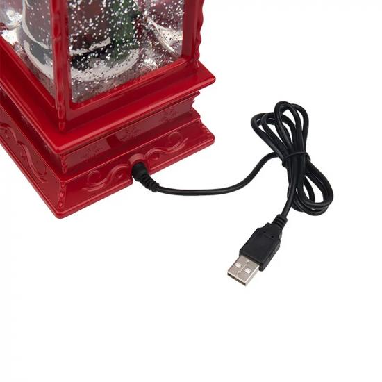 Акция! Светильник светодиодный 27*10,5*10,5 см 2 led Дед Мороз снегоп 4*ААА USB Neon-night (1/6) - 1