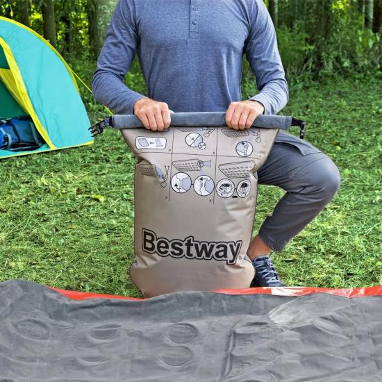 Матрас надувной 152*203*22 см сумка-насос-подушка BestWay (1/4) - 1