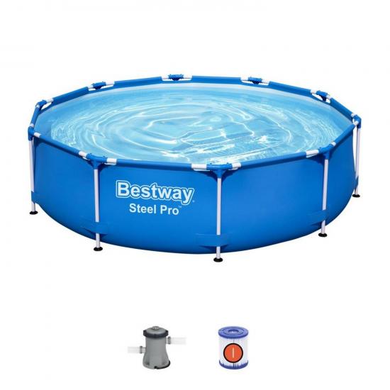 Бассейн каркасный 305*76 см 4678 л фильтр-насос BestWay (1/1) - 1