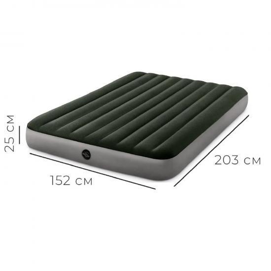 Матрас надувной 203*152*25 см Intex (1/3) - 1