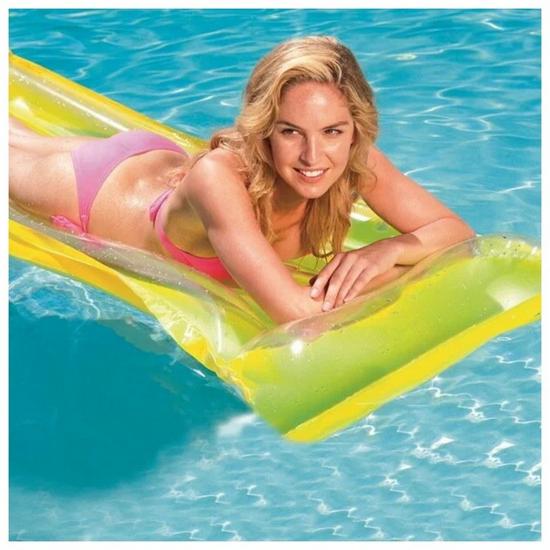 Матрас для плавания 183*76 см Deluxe Transparent Bestway (1/12) - 1