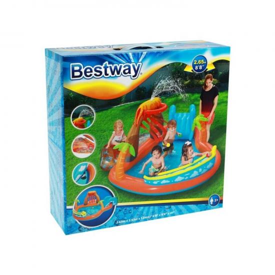 Игровой центр 265*265*104 см с бассейном Lava Lagoon Bestway (1/2) - 1