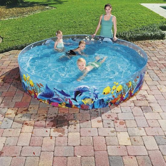 Бассейн ПВХ 244*46 см 1612 л Bestway (1/4) - 1