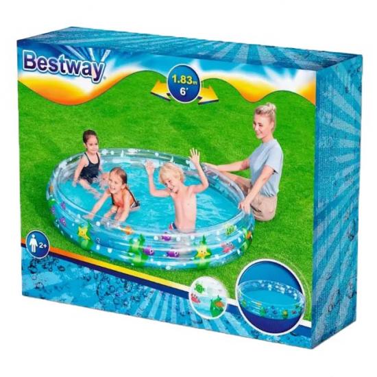 Бассейн надувной 183*33 см 480 л Bestway (1/6) - 1