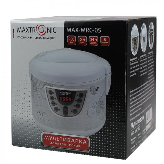 Мультиварка нерж сталь  5 л 900 Вт 8 программ белый MAX-MRC-05 Maxtronic (1/4) - 1