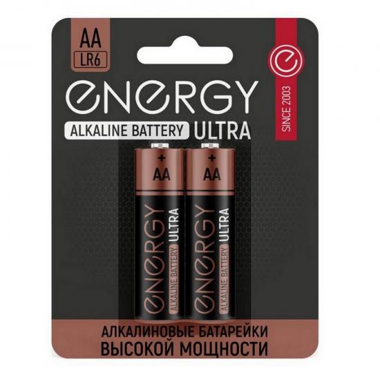 Батарейка алкалиновая АА 1,5V упак 2 шт Ultra Energy (1/120) - 1