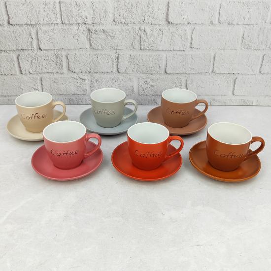 Набор керамический 12 пр 250 мл чайный Coffee Bonjart (1/4) - 1