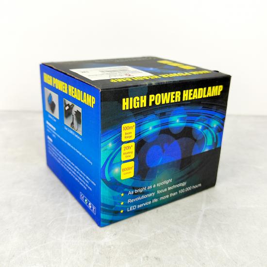 Фонарь налобный  led 10*11*9 см 2 аккумулятор 4 режима Baizheng (1/60) - 1