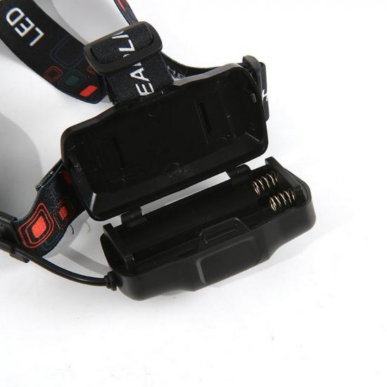 Фонарь налобный  led 12*10*10 см 2 аккумулятора 3 режима свечения USB 5V Baizheng (1/60) - 1