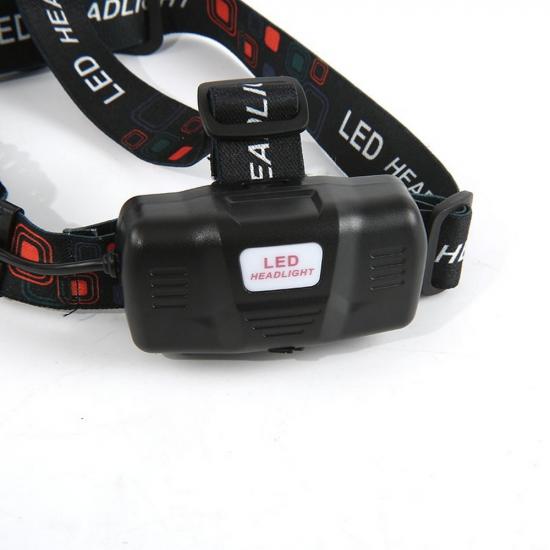 Фонарь налобный  led 12*10*10 см 2 аккумулятора 3 режима свечения USB 5V Baizheng (1/60) - 1