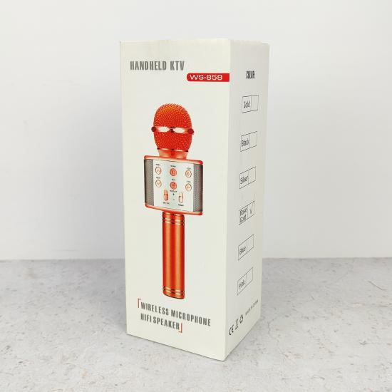 Караоке-микрофон беспроводной 5 Вт 22,5*7,5 см USB в ассортименте Baizheng(1/50) - 1