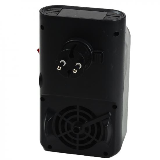 Обогреватель портативный 500 Вт 15*5*15 см 220B пульт черный Flame heater Baizheng (1/1) - 1