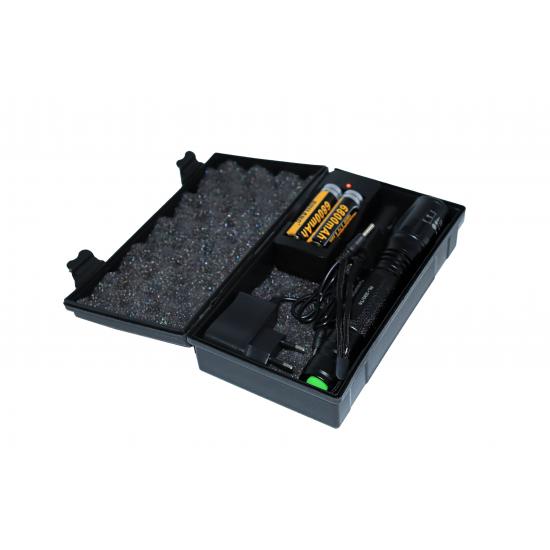 Фонарь ручной 21.6*2.5 см 1 Led аккумулятор 2 шт 6800 мАч USB+авто зарядное 330 Fessle (1/1) - 1