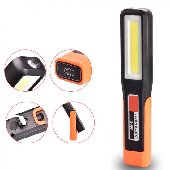 Фонарь ручной  led 19,8*4,2 см аккумуляторный 3 режима usb шнур Baizheng (1/200) - 1