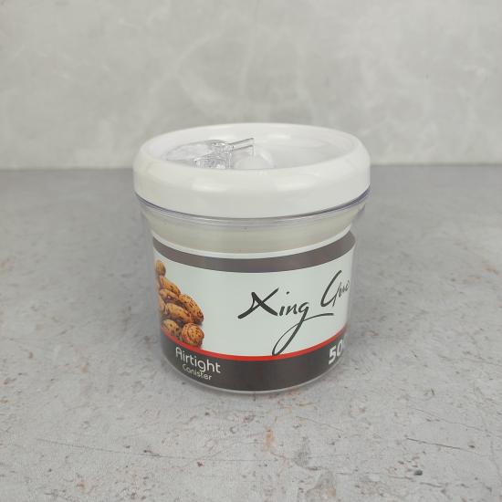 Банка пластиковая для сыпучих продуктов  0,5 л вакуум крышка прозрачный Baizheng (1/96) - 1