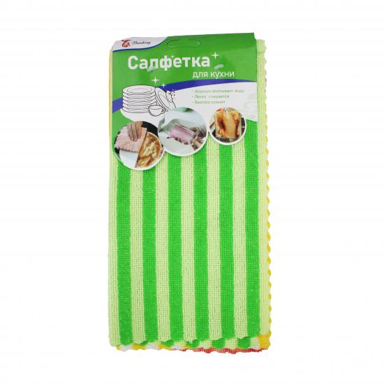 Салфетка микрофибра 3 шт 30*30 см микс BJ-16109 Baizheng (1/240) - 1