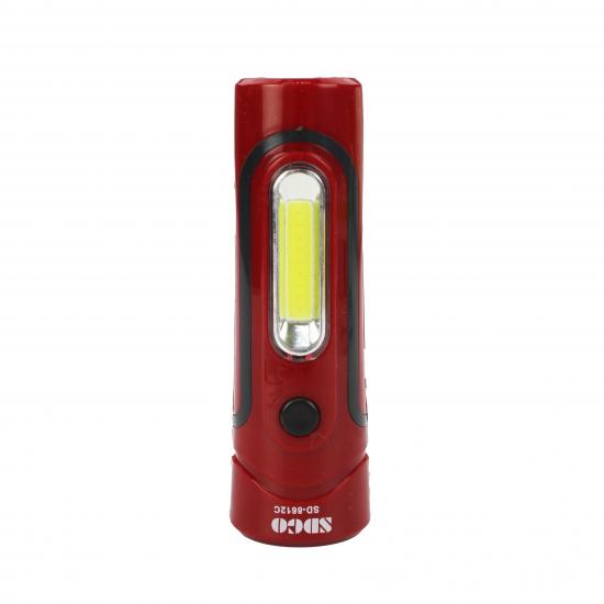 Фонарь ручной  2 led аккумуляторная батарея микс 8612C Baizheng (1/200) - 1
