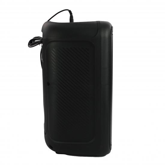 Колонка акустическая 30 Вт 24*19,7*,6 см микрофон пульт USB FM Bluetooth черный Baizheng (1/8) - 1